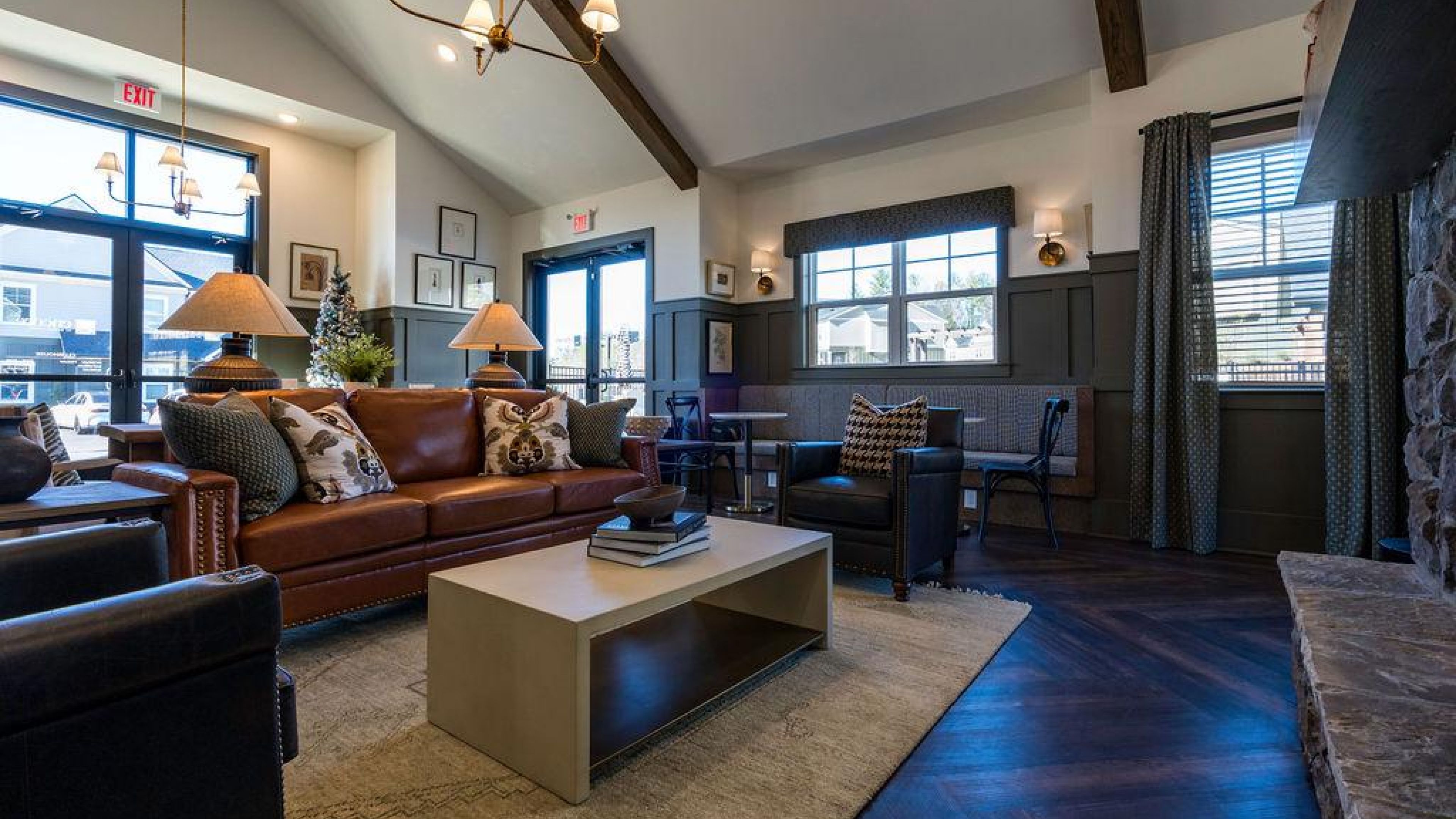 Encore at Reems Creek exterior view of 2 and 3 bedroom townhomes